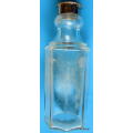 Vintage Glass Bottle with Sprinkle top - 13cm High