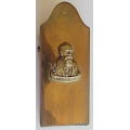 Vintage Brass Paper Clip/Note holder - Charles Dickens