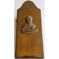 Vintage Brass Paper Clip/Note holder - Charles Dickens