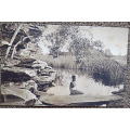 Vintage Post Card - South West Africa - An der Quelle - Markert and Sohn, Dresden, Germany