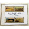 RSA 1975 - Miniature Sheet - Thomas Baines (Previously hinged)