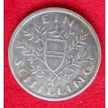 AUSTRIA - REPVBLIK OESTERREICH - EIN SCHILLING -1925 - SILVER