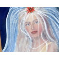 Estelle Scholtz - Oil on Canvas - Veiled Lady
