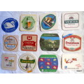 12 different Bar Coasters - Cardboard type (Pkt 4)