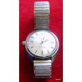 Vintage - Men`s Watch with Date - Corsar - 17 Jewel - Manual winding - Stainless steel stretch strap