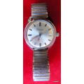 Vintage - Men`s Watch with Date - Corsar - 17 Jewel - Manual winding - Stainless steel stretch strap