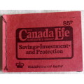 GB Post Office - Canada Life stitched booklet - 85p - 5x4 1/2p x3 and 5x3p x1