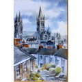 Watercolour print - Walsingham Place, Truro - Martin Goode -