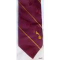 Burgundy and Gold Neck Tie - Springbok 50 - Marque by Graphtex