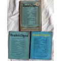 Reader`s Digest - 3 Old Editions - Sept 1938 - Nov 1947 - Oct 1948