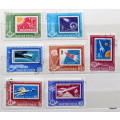 Hungary - 1963 - Postal Conference of Communist Countries - 7 used stamps - Theme: Space