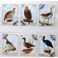 Sharjah - UAE - 1972 - Birds  6 cancelled stamps