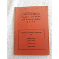 Johannesburg Traffic By-laws and Parking Guide - 1949 (Economic Insurance Co Ltd)