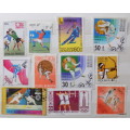 Mixed Lot - Thematic: Sport - 11 used stamps