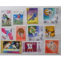 Mixed Lot - Thematic: Sport - 11 used stamps