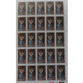 RSA - 1980 - Tribute to Pieter Wenning - 5c Sheet of 25 stamps