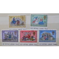 GB - 1979 - Christmas - Set of 5 cancelled stamps