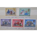 GB - 1979 - Christmas - Set of 5 cancelled stamps
