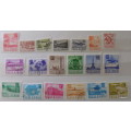 Romania - 1960`s - Mixed lot of 19 cancelled stamps (Mostly Transport)