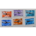 Hungary - 1977 - Planes - 6 cancelled stamps