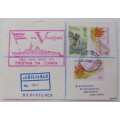 Registered Cover - 1974 - N.A.L. MS Vistafjord World Cruise Tristan da Cunha - Posted to Cape Town
