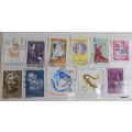 Romania - Mixed Lot of 11 used stamps