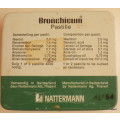 BRONCHICUM : EMPTY PASTILLE TIN :: NATTERMANN S.A. (CRAIGHALL)