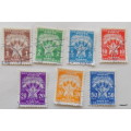 Yugoslavia - 1951-52 - Postage Due stamps - 7 used stamps