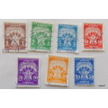 Yugoslavia - 1951-52 - Postage Due stamps - 7 used stamps