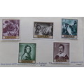 Spain - 1962 - Zurbaran paintings - 5 Unused hinged stamps