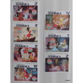 Dominica - 1980 - Christmas with Peter Pan - 7 Unused hinged stamps