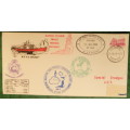 Ships Cover - No 36 - M.V. S.A. Agulhas - 1984 - Various cancellations