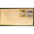 Ship Cover -MV England - Date Stamp 1984 - Falkland Islands - Signed by Ship`s Master