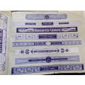 Engraved Labels - James Townsend and Sons, Label Printers - (Incomplete Book - Chemist Labels)
