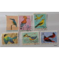 Vietnam - 1966 - Birds - Set of 6 cancelled hinged stamps