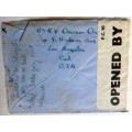Censored Mail - 1941 - From California, USA to Bath, England - Examiner 2364