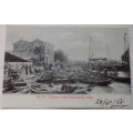 Post Card No. 70. - Chinese Junks discharging cargo - Dated 28-10-05