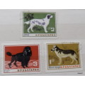 Bulgaria - 1964 - Dogs - 3 Cancelled stamps