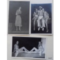 Cast photo - I Love Girls - 1954 (Three Black and White Postcard size photos)