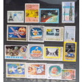 Mixed Lot of 16 Cancelled stamps : Theme: Space