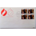 Canada - 1976 - Montreal Olympic Games - FDC - Block of 4 x 8 cent  stamps