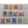 Spain - 1900`s - Mixed Lot of 13 Revenue and Postage stamps (Used and Unused)
