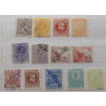 Spain - 1900`s - Mixed Lot of 13 Revenue and Postage stamps (Used and Unused)