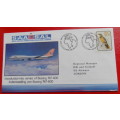 South African Airways -  SAA SAL - Flight Cover No 50 - Certified flown on Flight SA234 (1991)