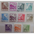 China - 1964 - New Buildings of Beijing - 11 Cancelled stamps