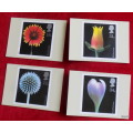 Flowers Post Office Picture Card Series PHQ 99 1/87 - Set of 4 -