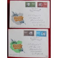 Poland - 1963 - 2 x First Day Covers - Wielcy Polacy, Warsaw (Historical Figures)
