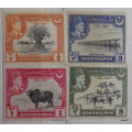 Pakistan - Bahawalpur - 1949 - Silver Jubilee - Set of 4 Unused stamps