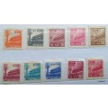China - 1950/54 - Gate of Heavenly Peace - 10 Unused Hinged stamps