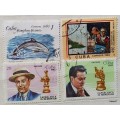 Cuba - Mixed Lot of 4 Used stamps